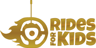 RidesForKids logo – speelgoedwinkel voor elektrische kinderauto’s, loopauto’s en loopfietsen